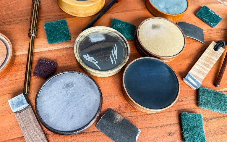 How to condition your turkey pot call.