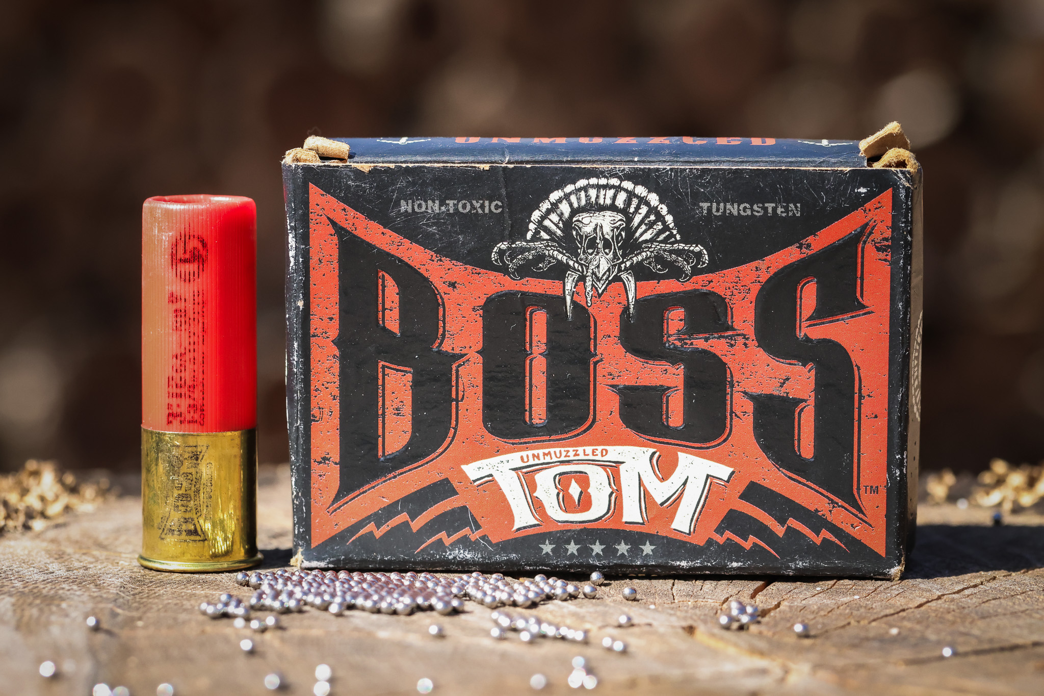 A box of Boss tom loads