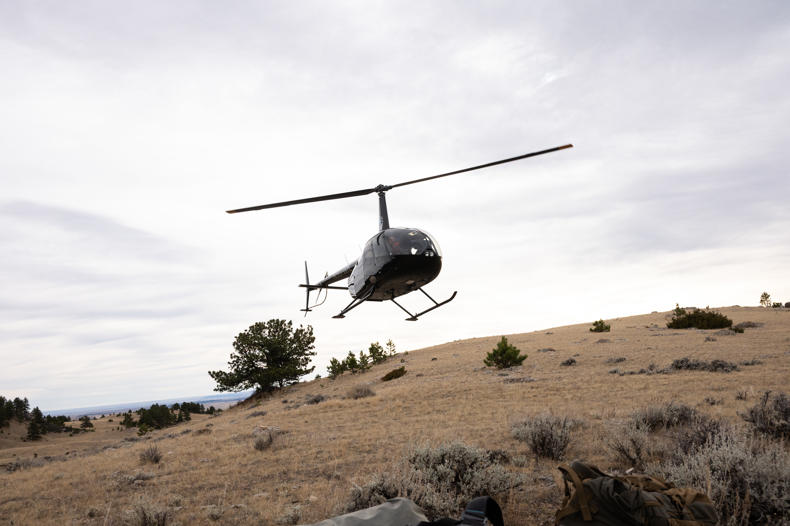 helicopter in wyoming