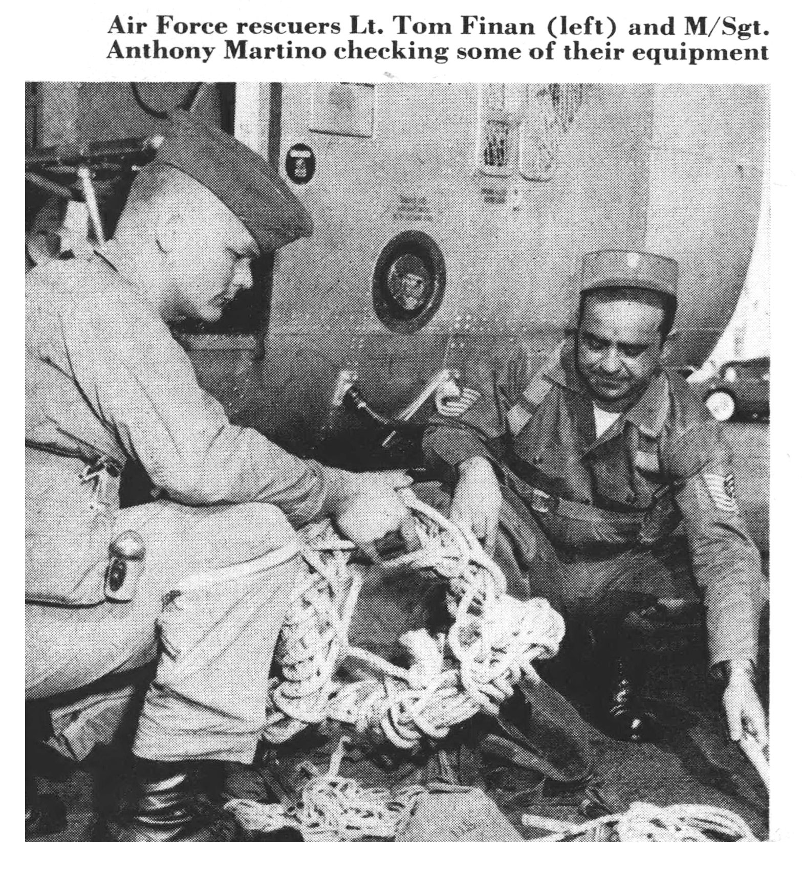 An old black and white photograph of checking equipment