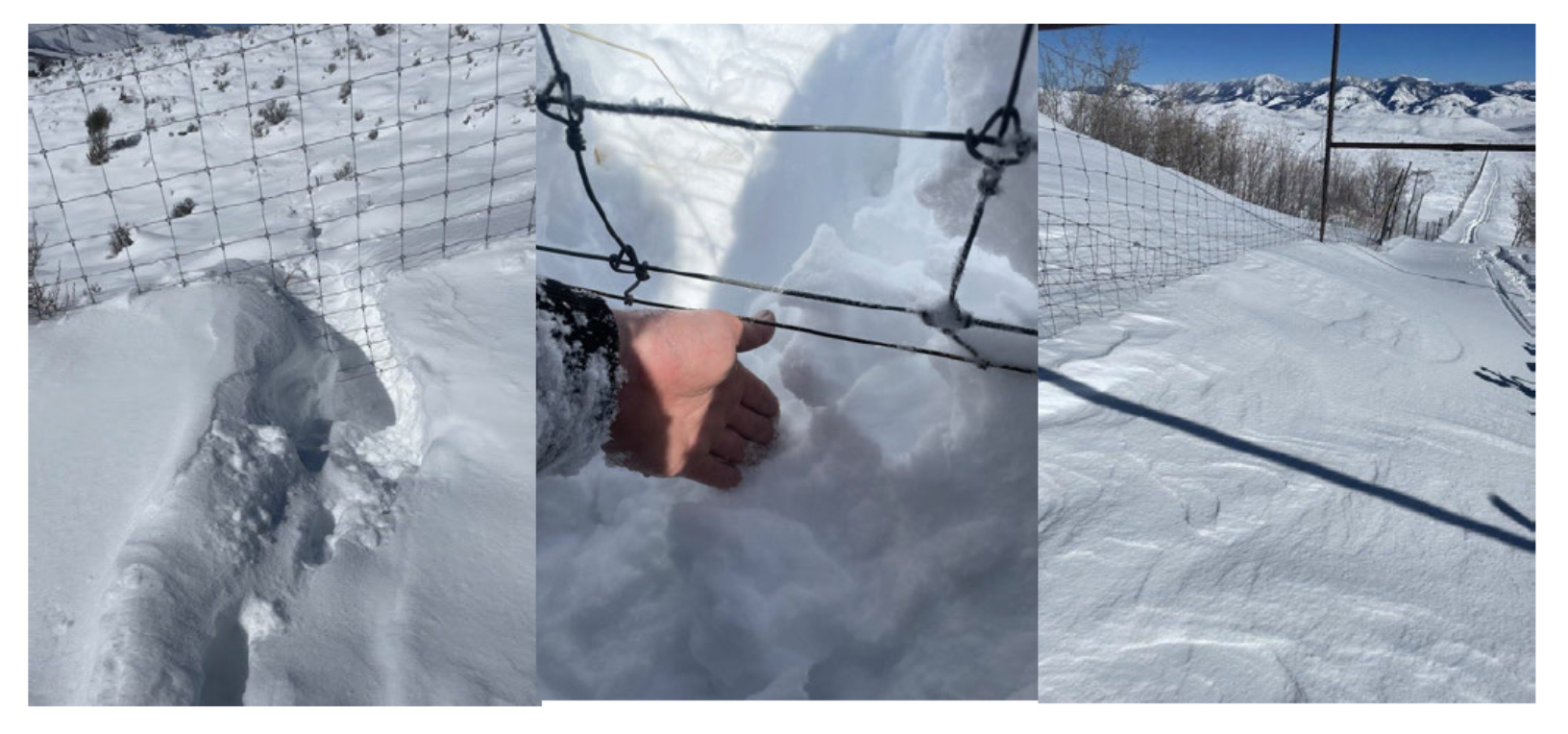 High fence issues at snow.