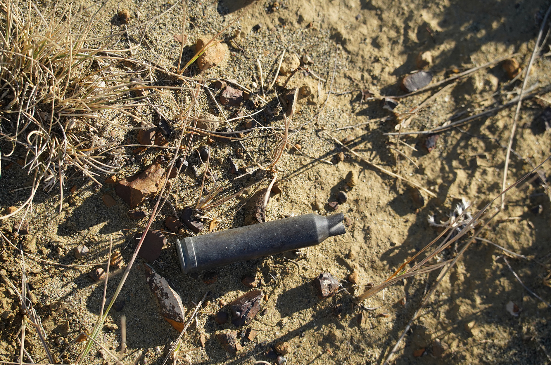 An old cartridge case  found in Montana.