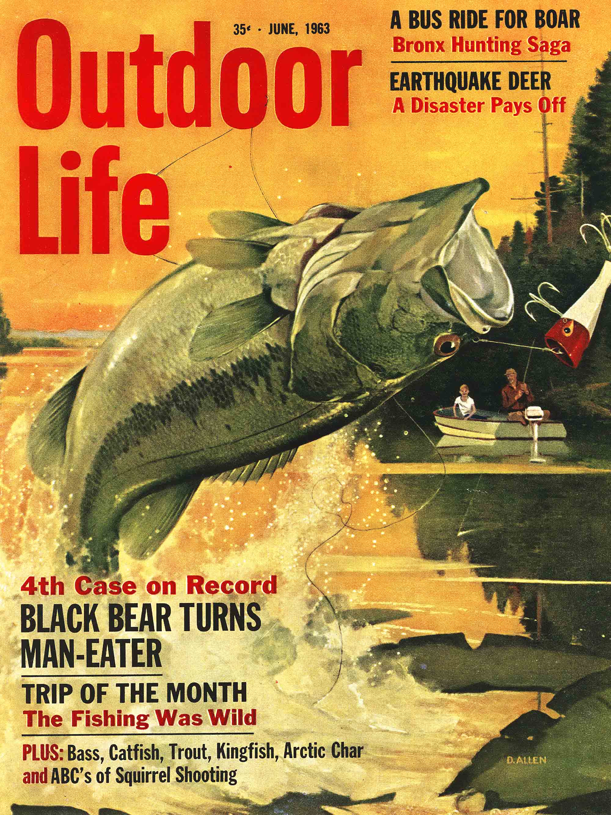 The old outdoor life cover jun 1963