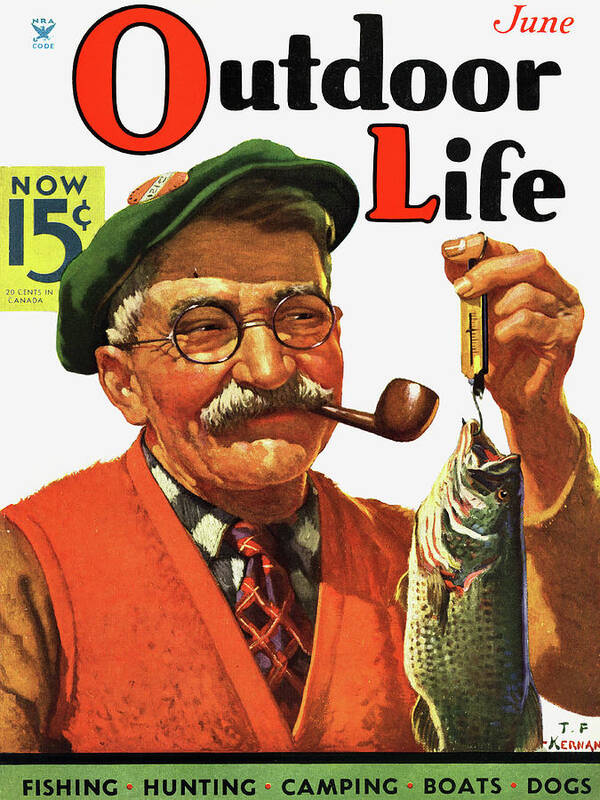 The june 1935 cover of outdoor life