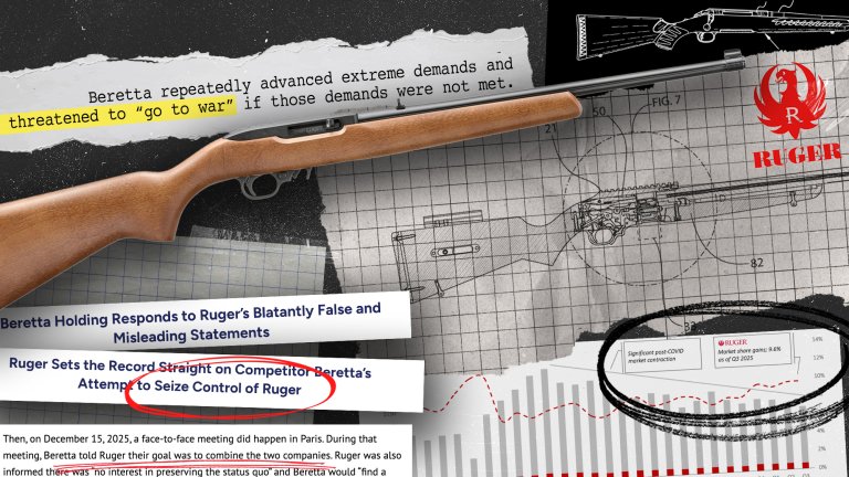 Ruger says Beretta Holding is trying to seize control of its company.