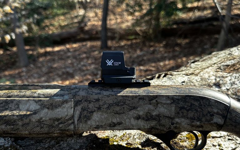 Vortex Venom Enclosed Micro Red Dot on a Shotgun