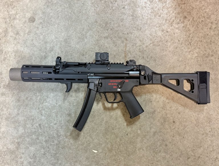 Century arms AP5-P The Century Arms AP5-P is a great mid-priced MP5K clone that leaves room in the budged for upgrades like the UTG Pro handguard. Tyler Freel