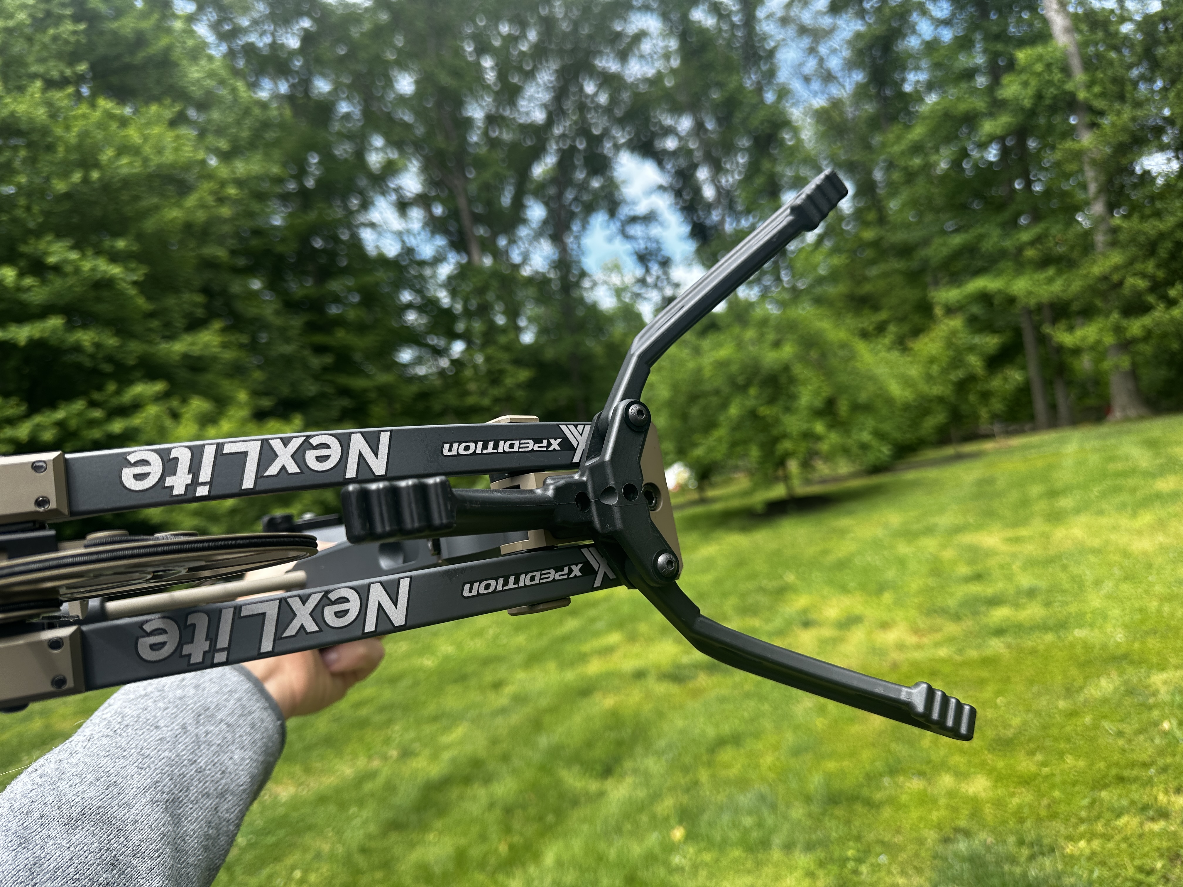 The Nexlite's bow stand. 