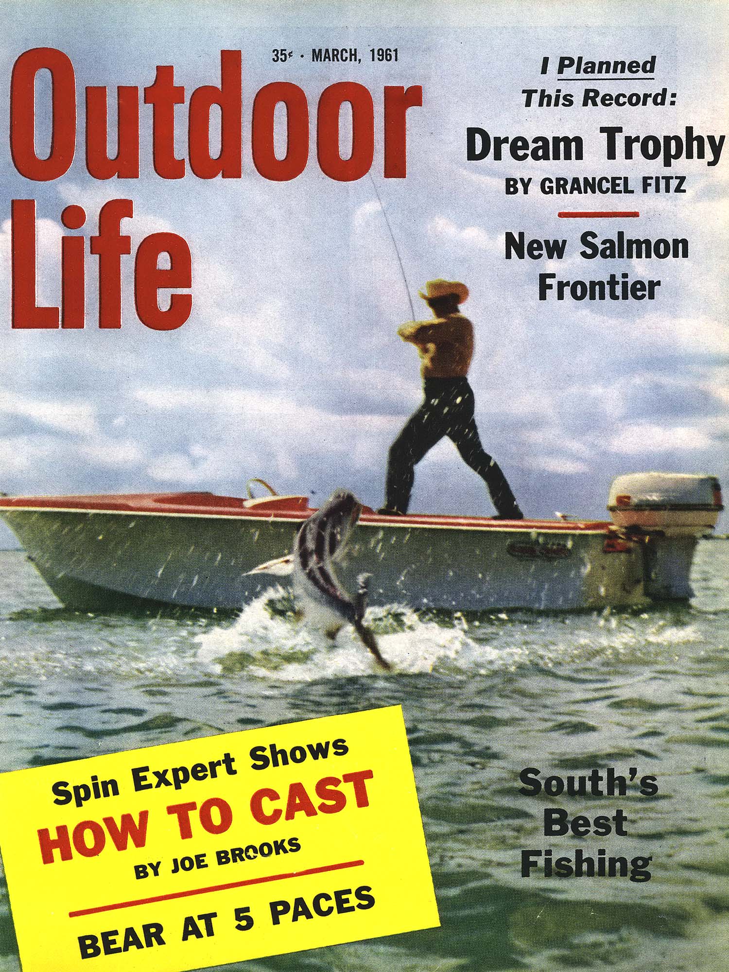 March 1961 cover of outdoor life