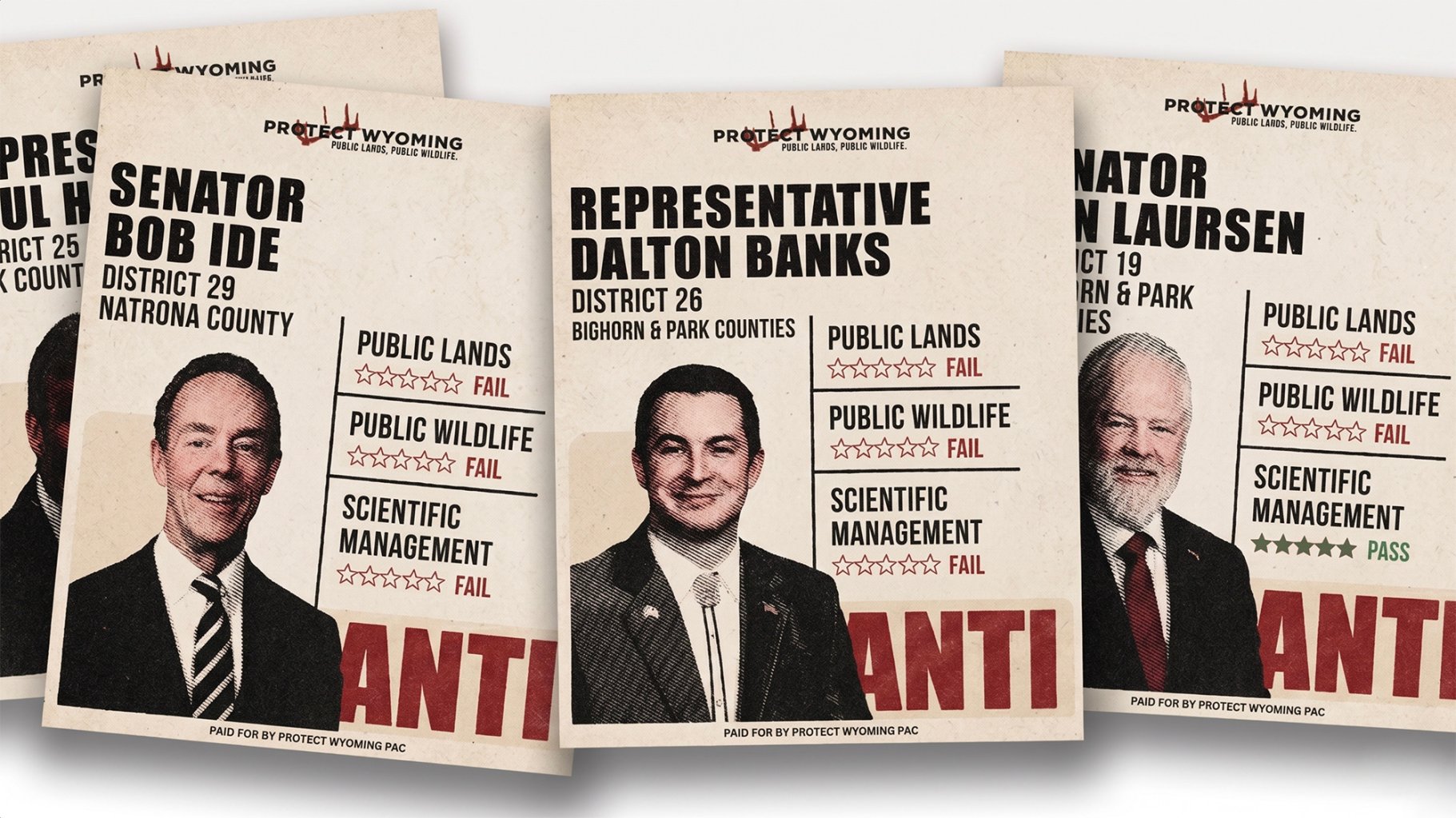 Scorecards on public land politicians in Wyoming