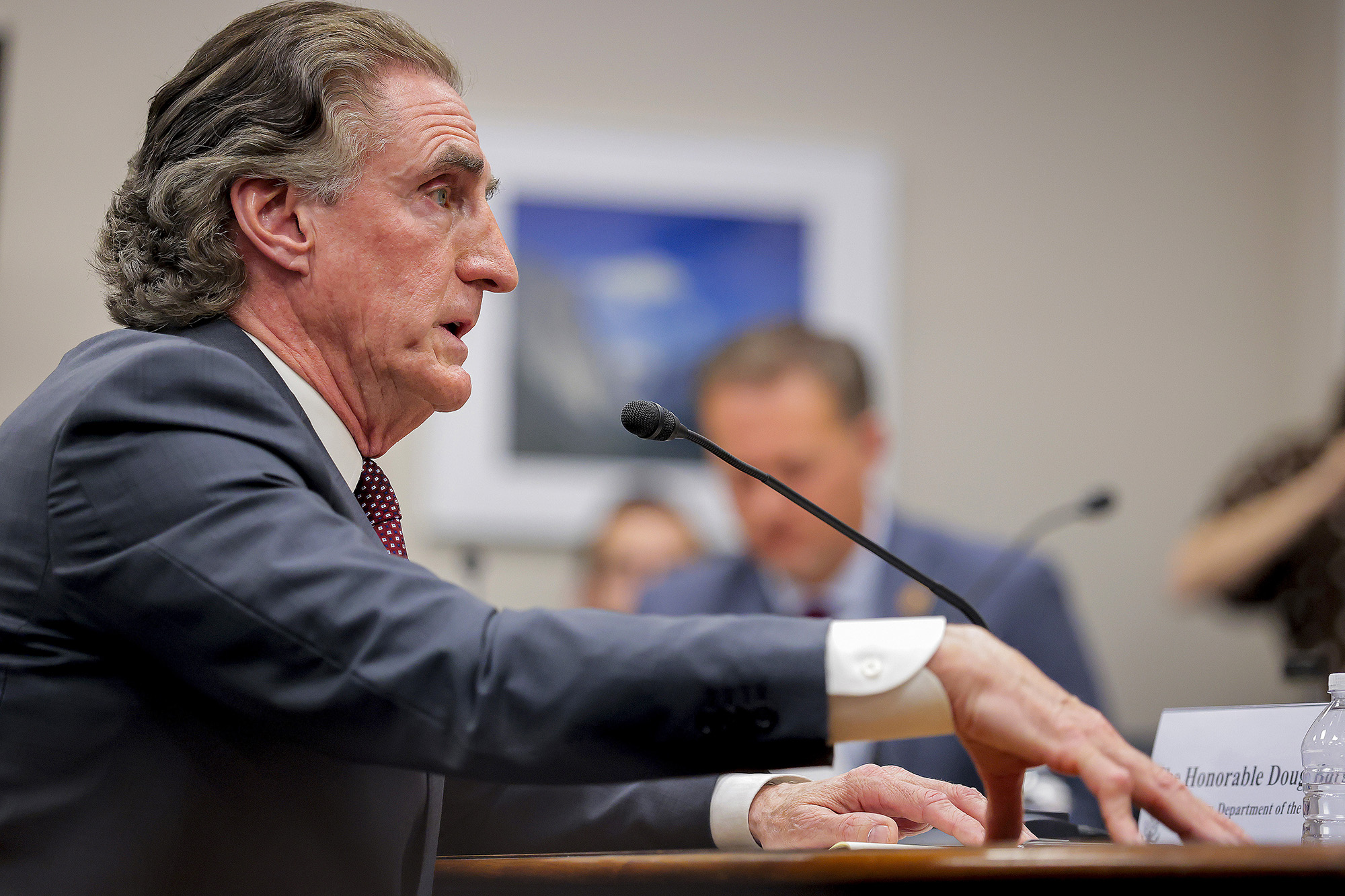 Doug Burgum testifies in DC on budget cuts.