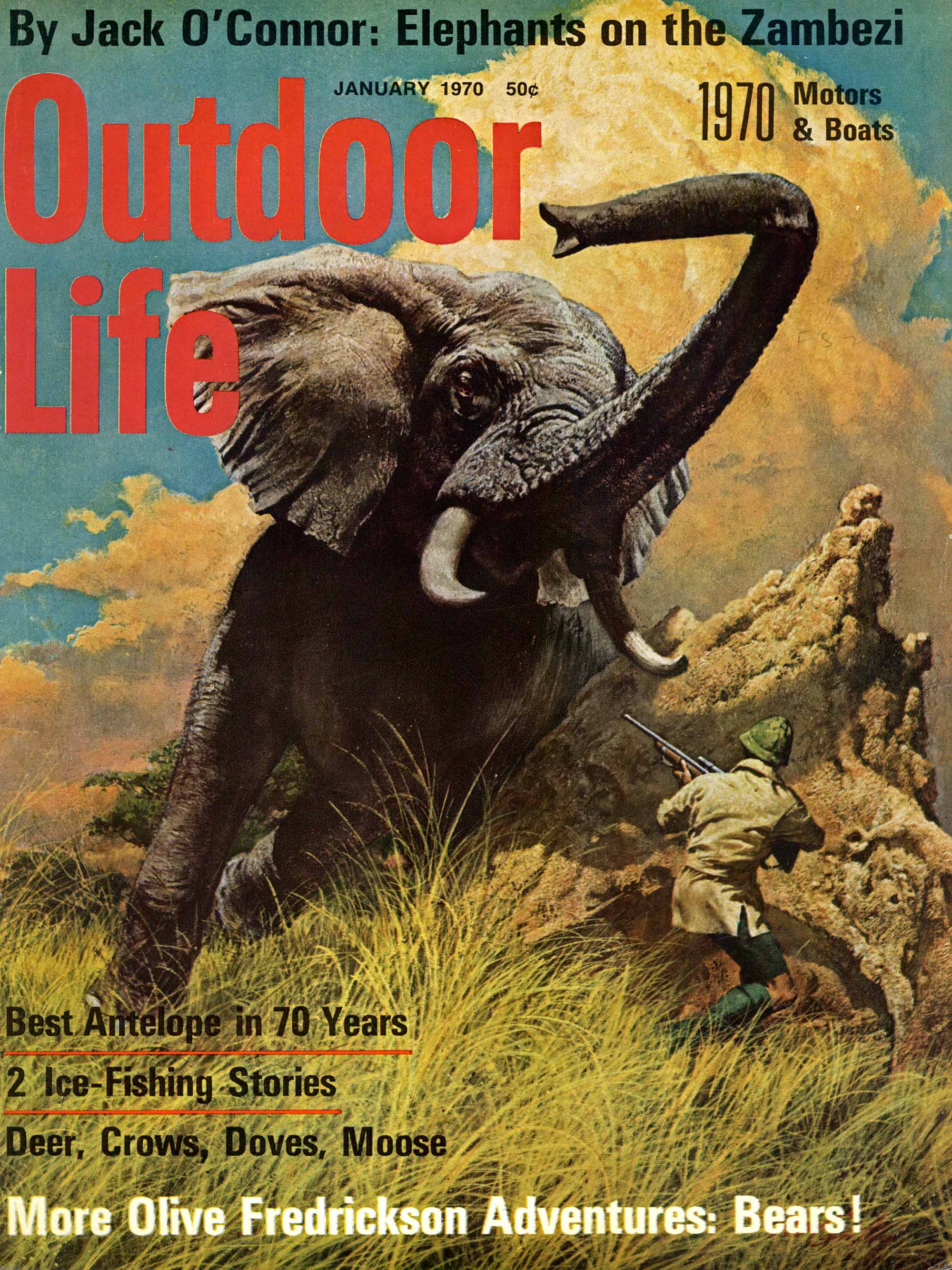 The Jan 1970 cover of Outdoor Life