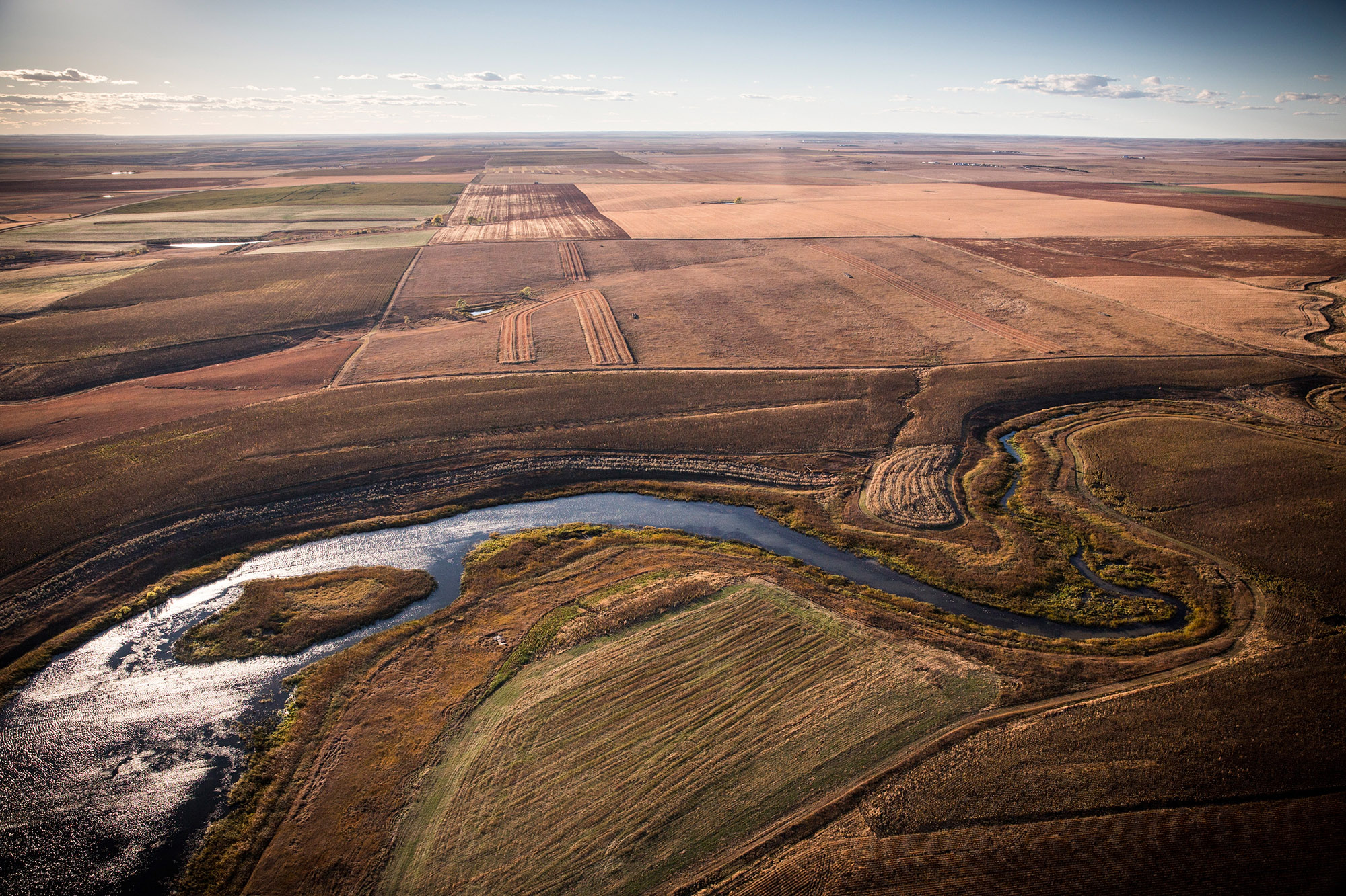 A creek in South Dakota.