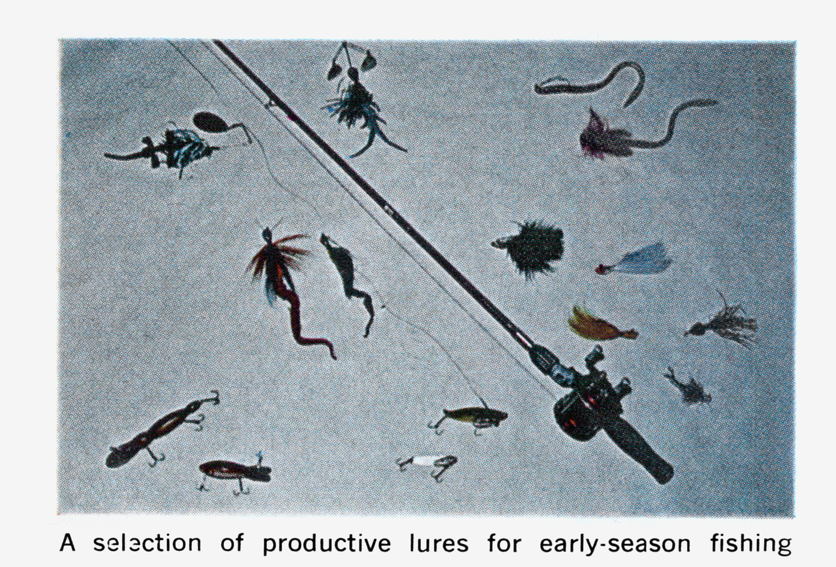 An old photo of lures