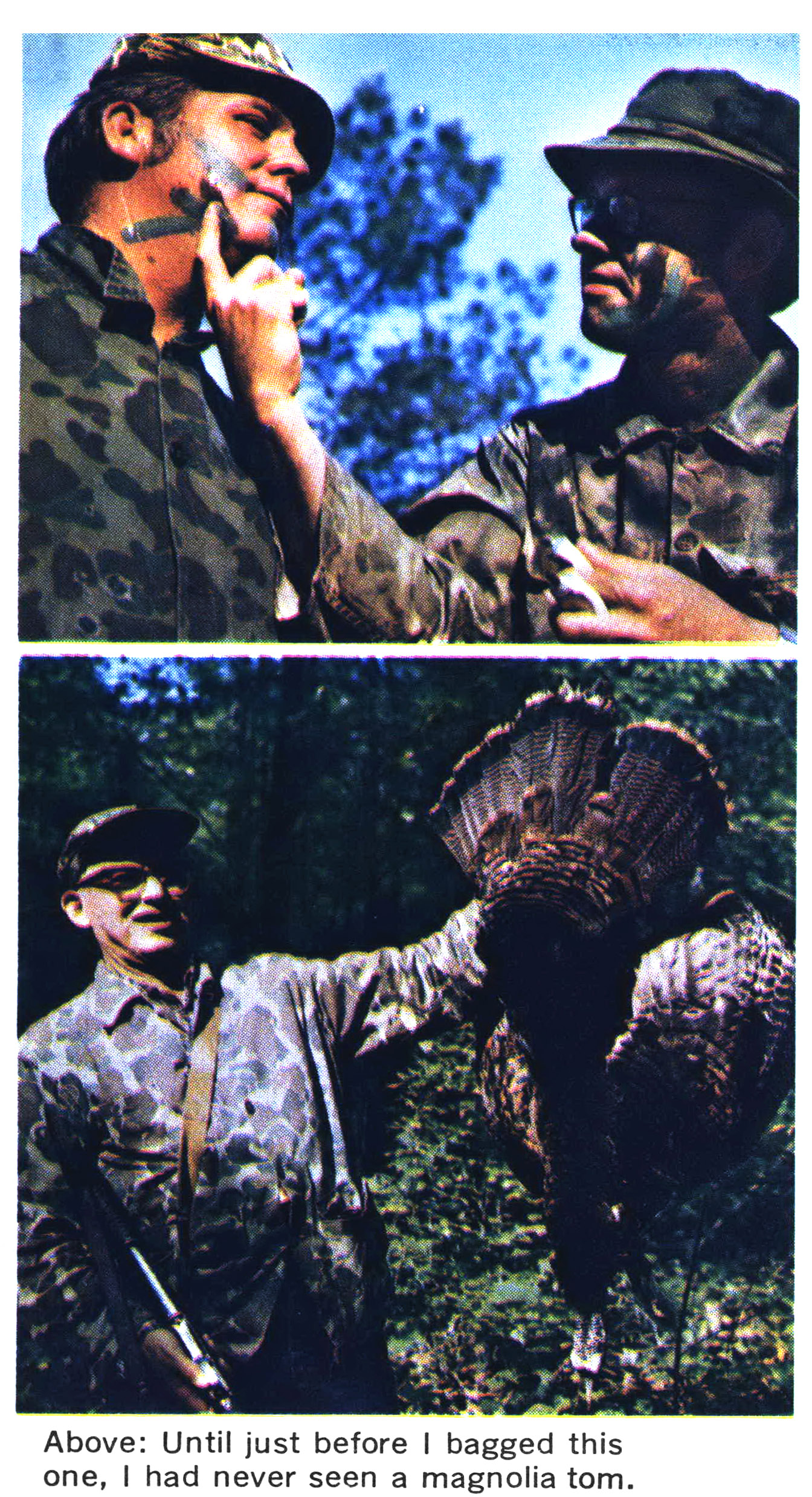 old photos of old-school turkey hunters