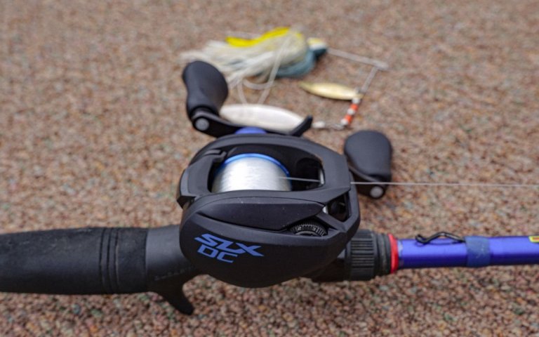 The best spinnerbait reel is the Shimano SLX 150 DC.