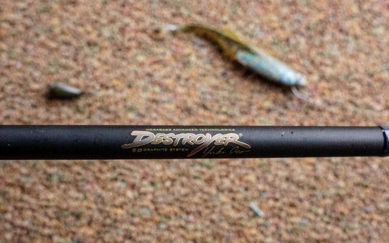 A great fishing rod for fishing a bridge for bass