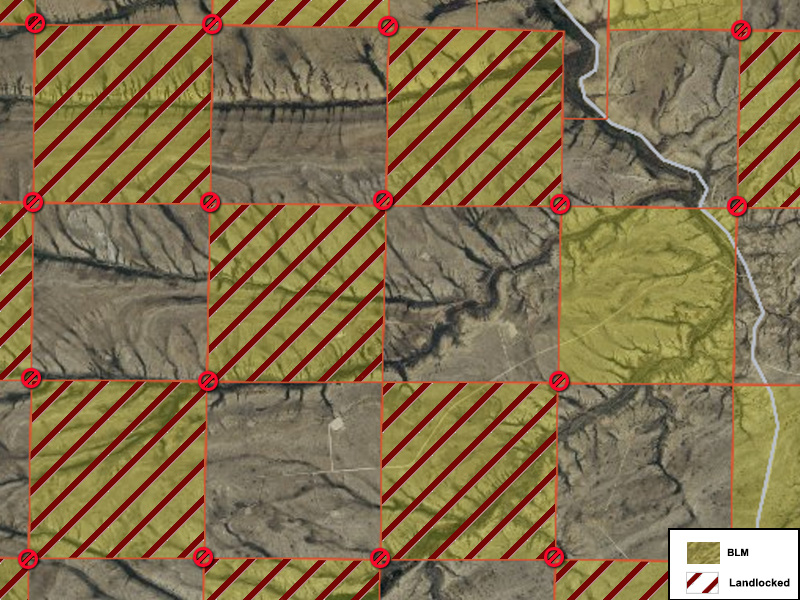 Corner locked parcels