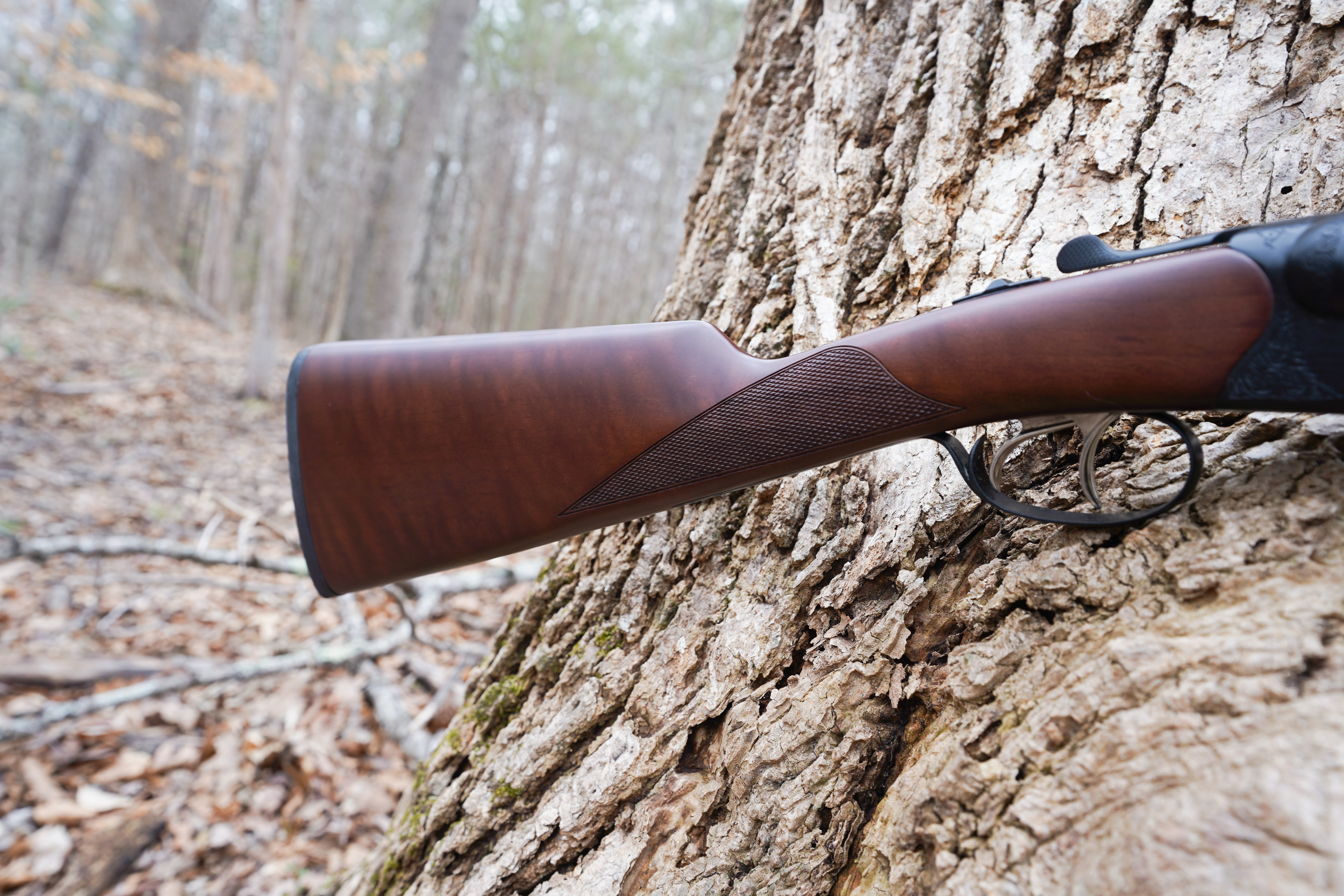CZ Bobwhite stock and checkering