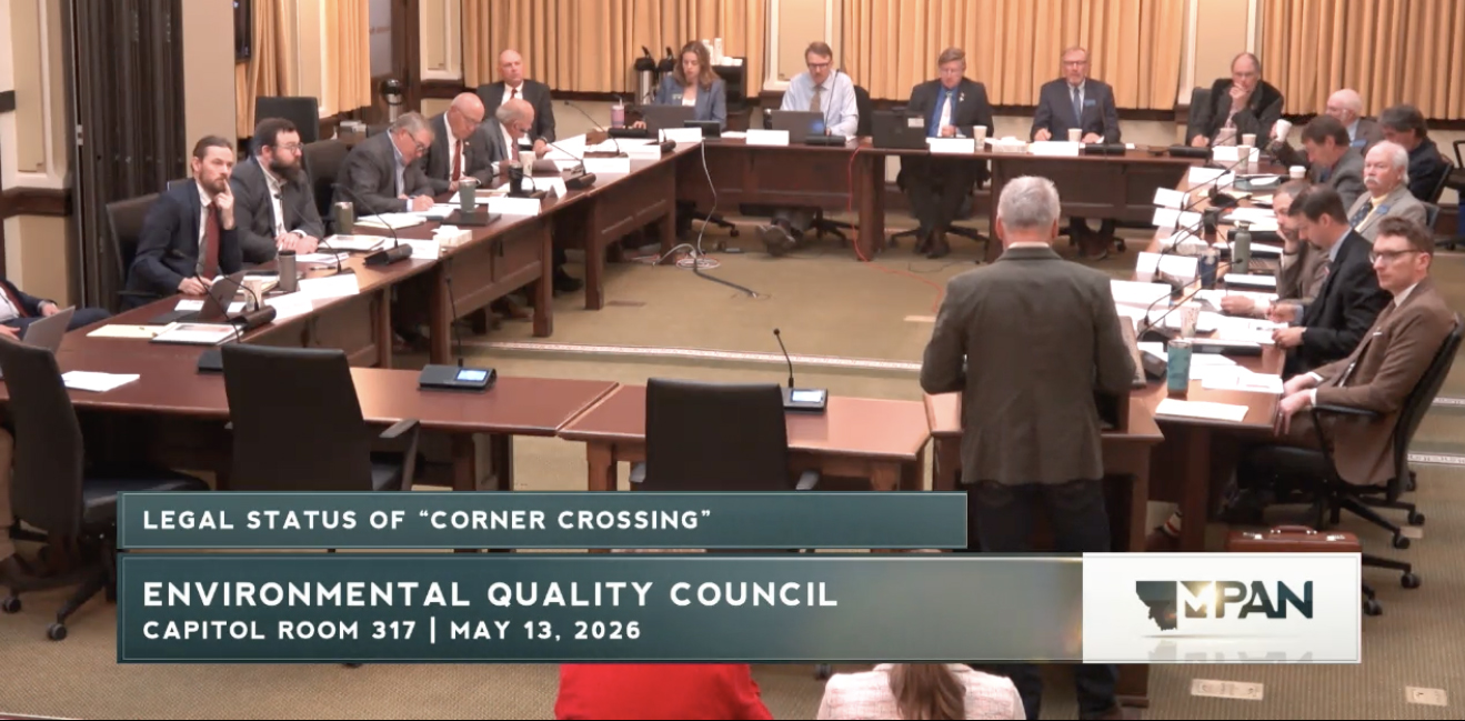 A screenshot from the EQC meeting.