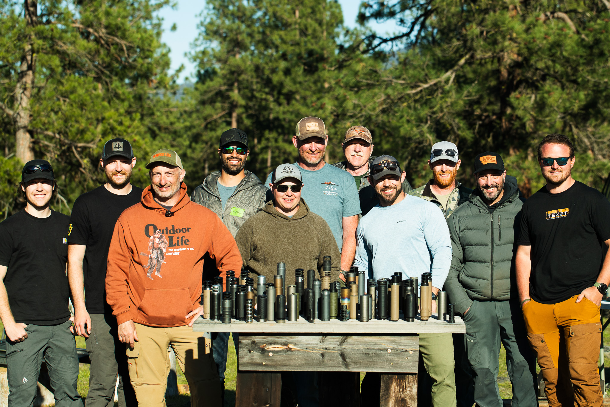 A group of suppressor testers.