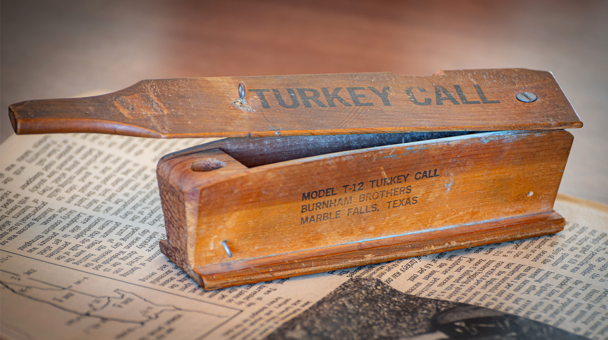 An old box call from the 1970's.