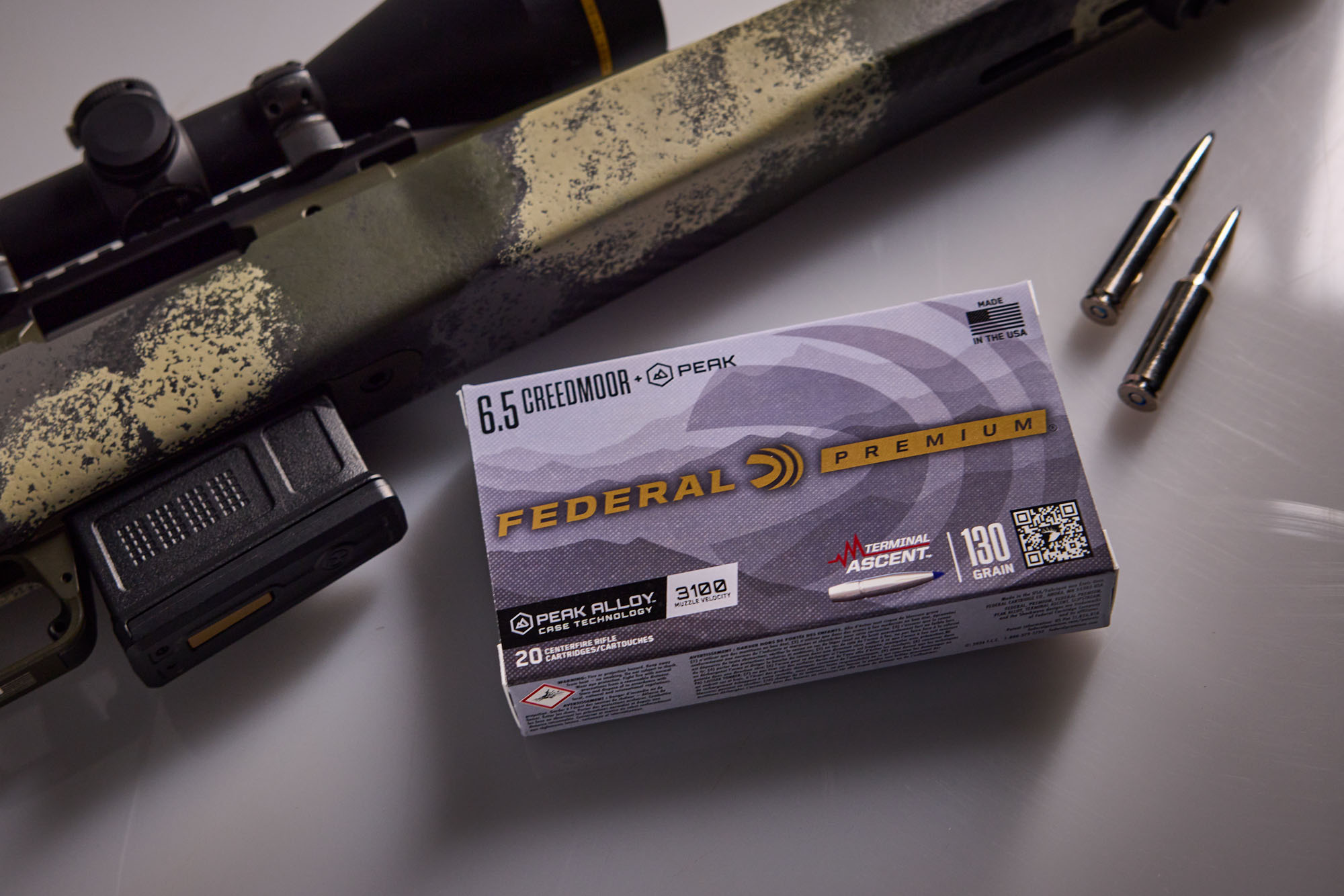 Federal Plus Peak 6.5 Creedmoor ammo
