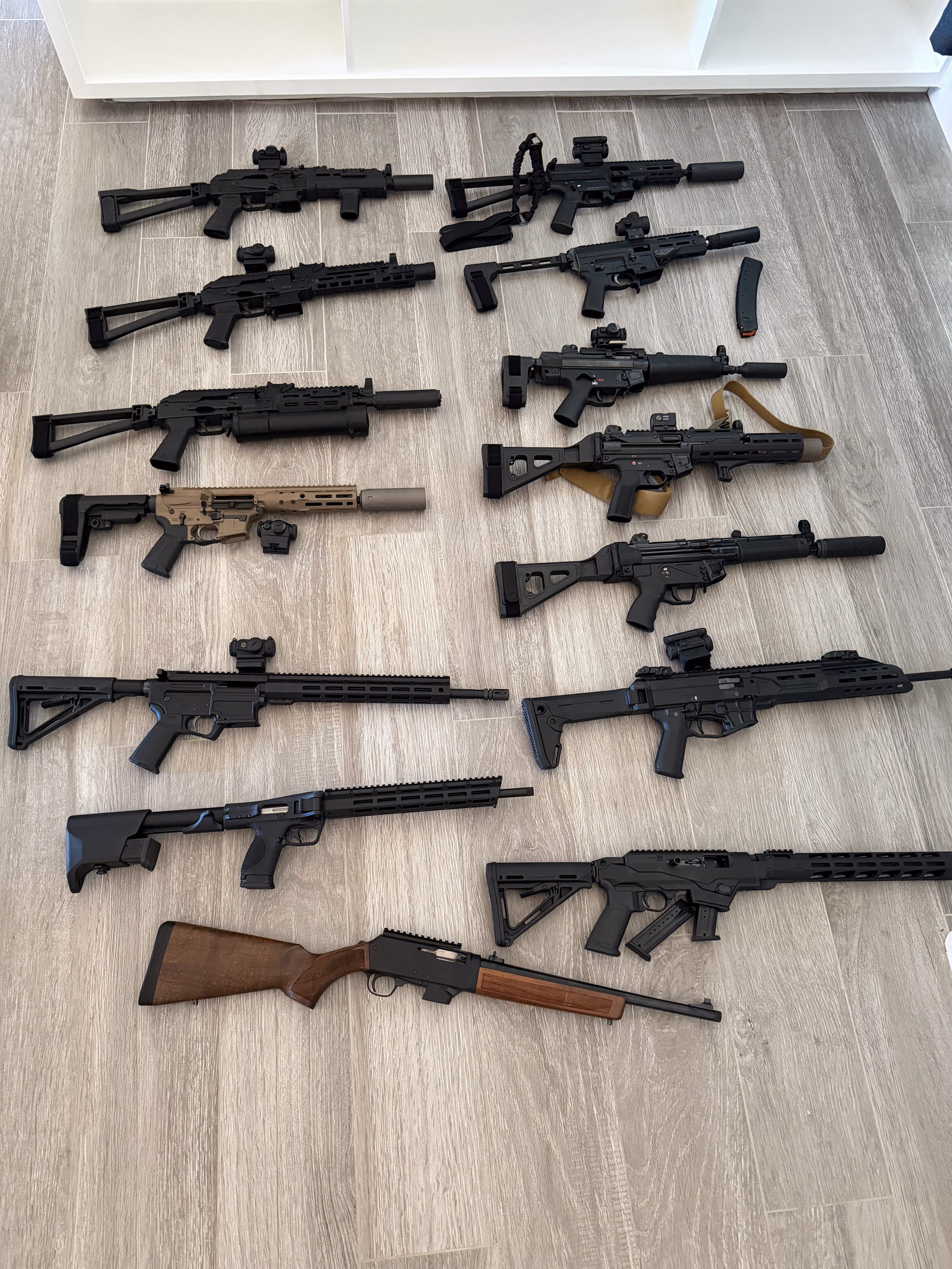 Many of the 9mms at the PCC test at Staccato Vegas