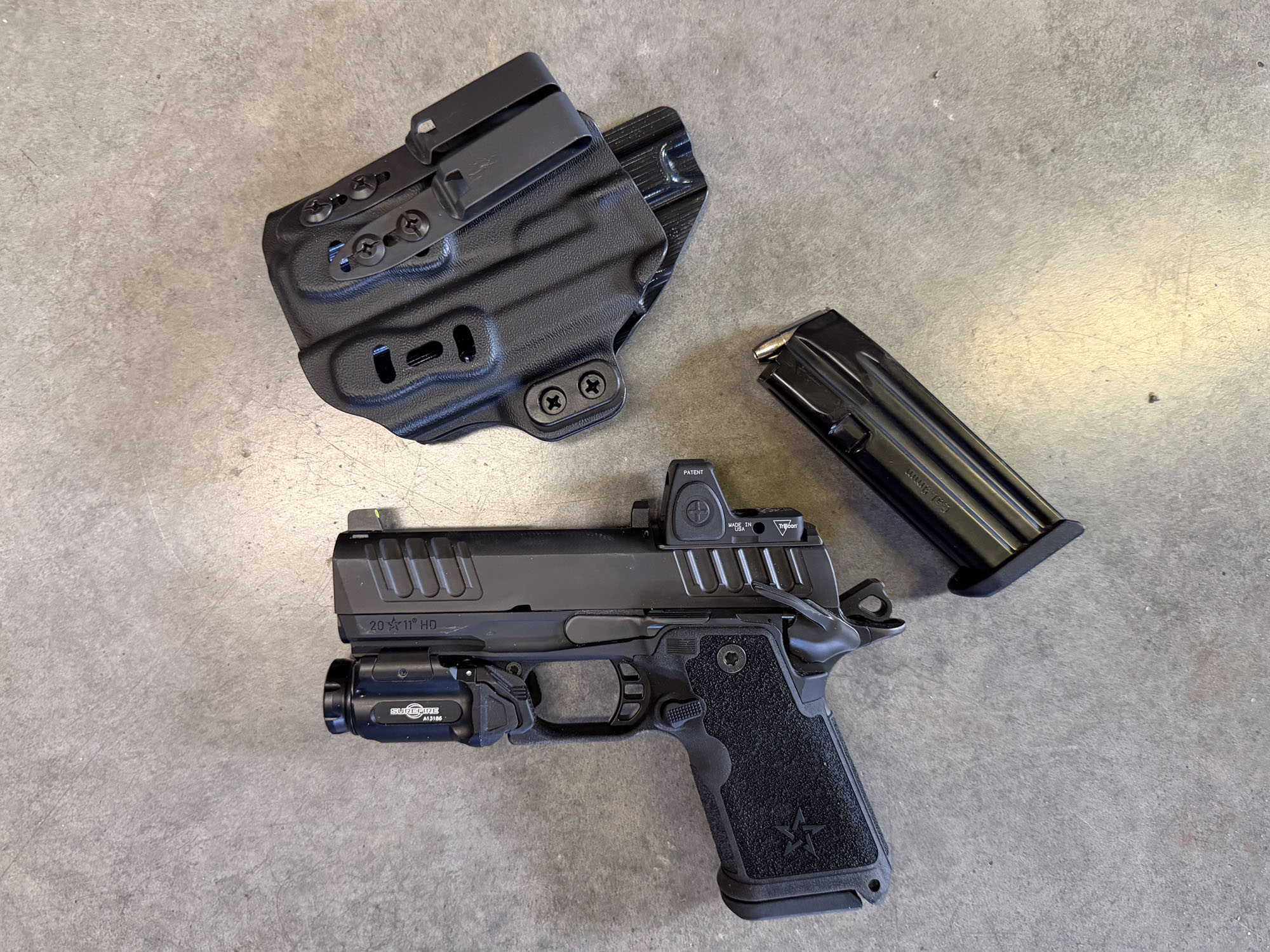 handgun and holster