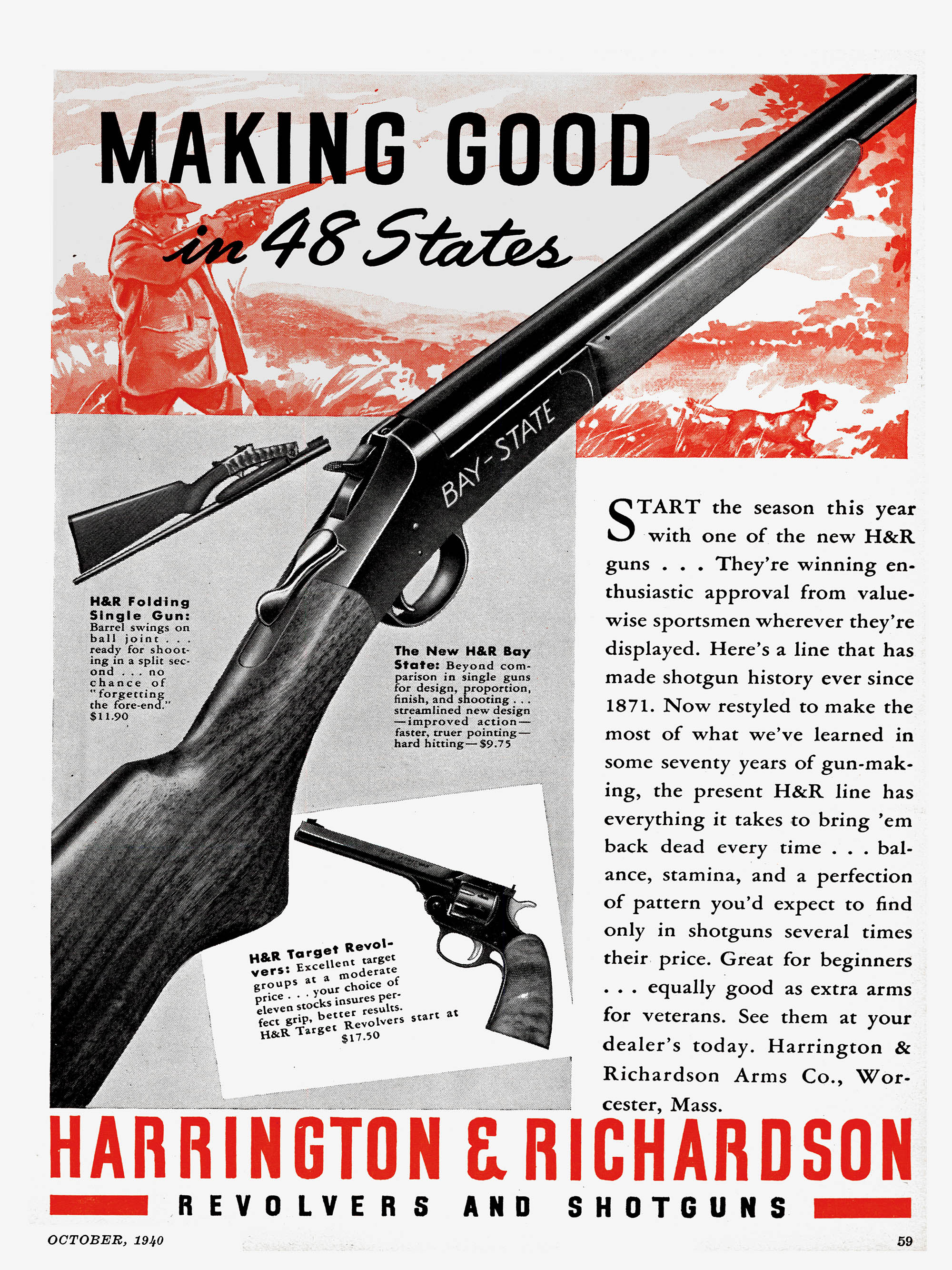 An H&R ad from the pages of Outdoor Life magazine