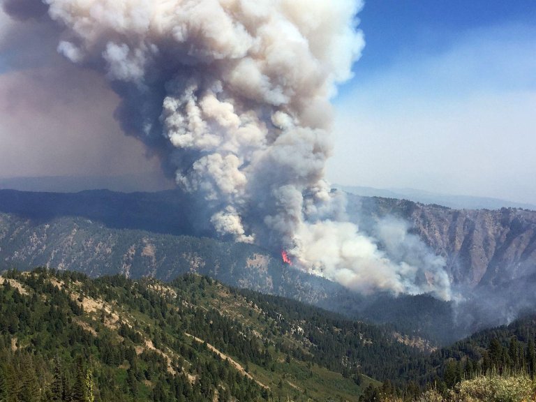 A fire in Idaho