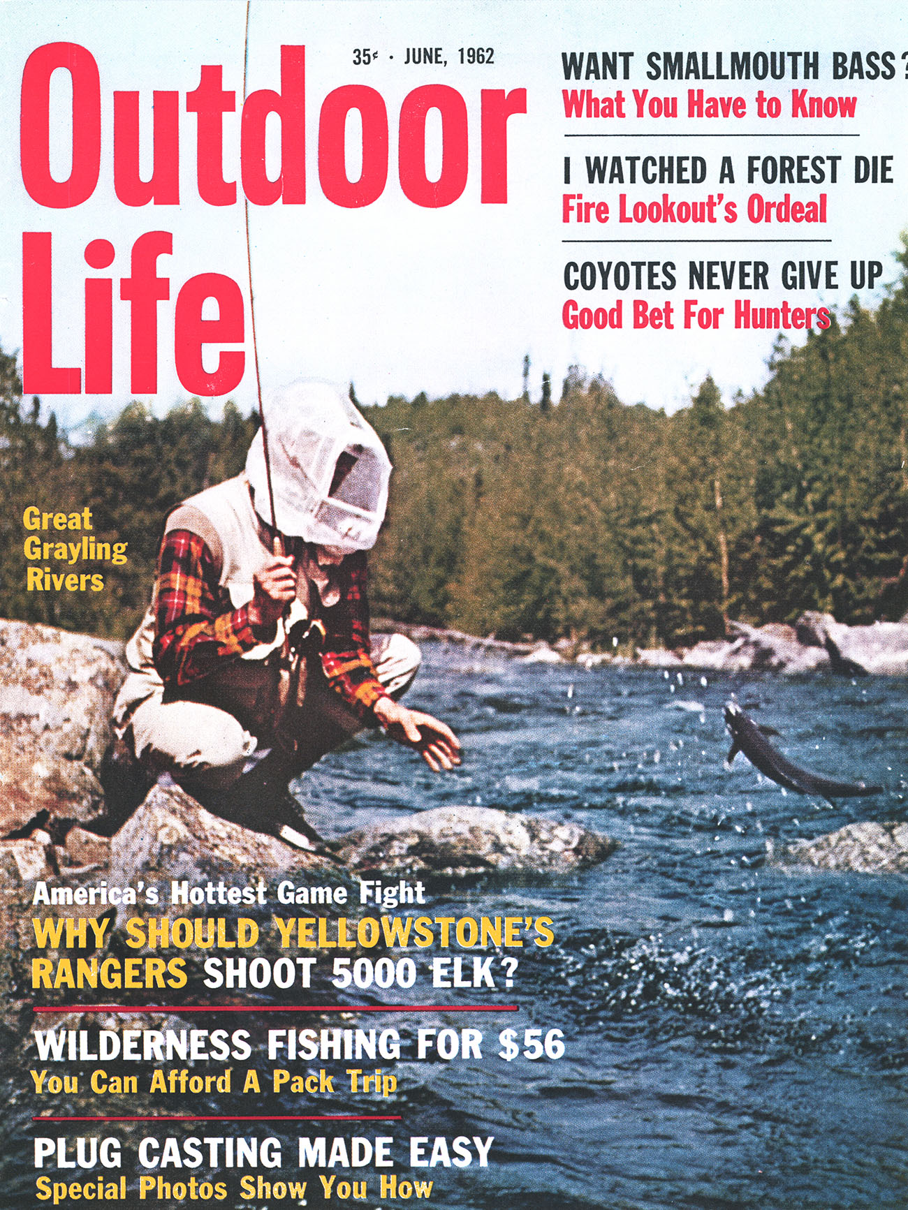 The June 1962 cover of outdoor life