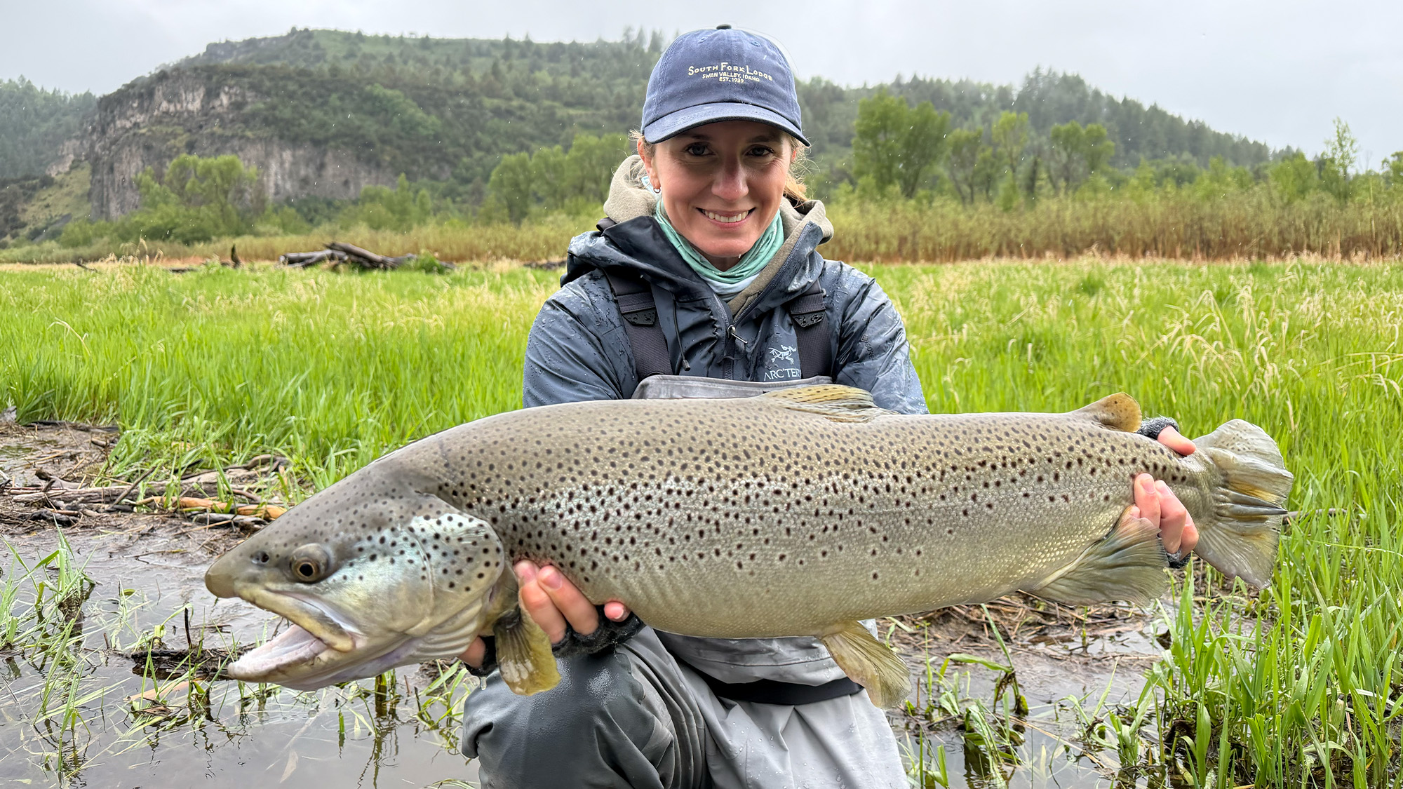She Missed a Day of Fishing, Then Caught a 'Megalodon' Trout That