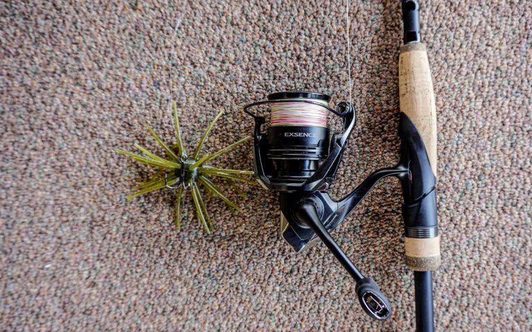 The Shimano Exsence B spinning reel for urchin baits