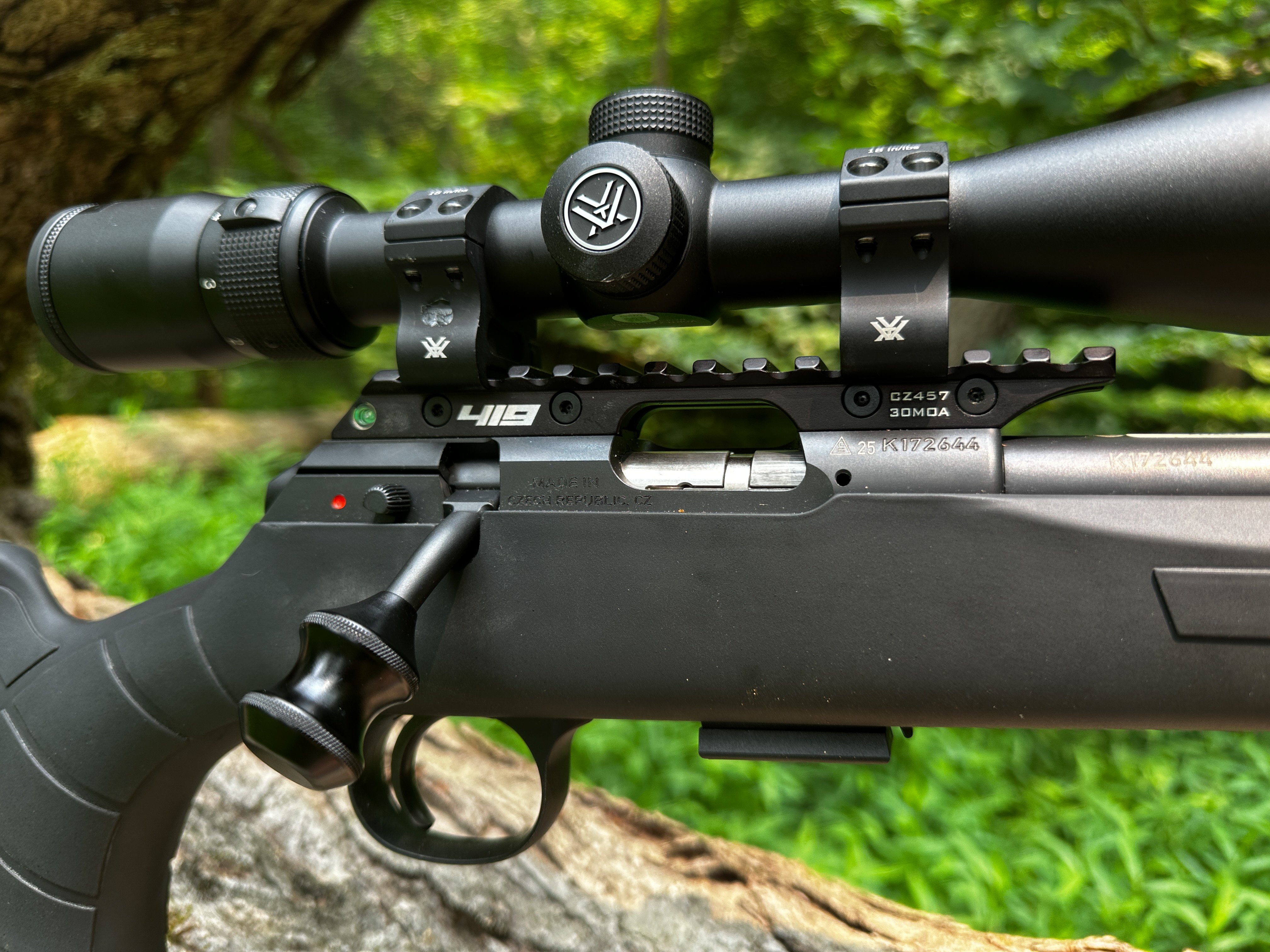 The Area 419 scope base is an excellent upgrade.