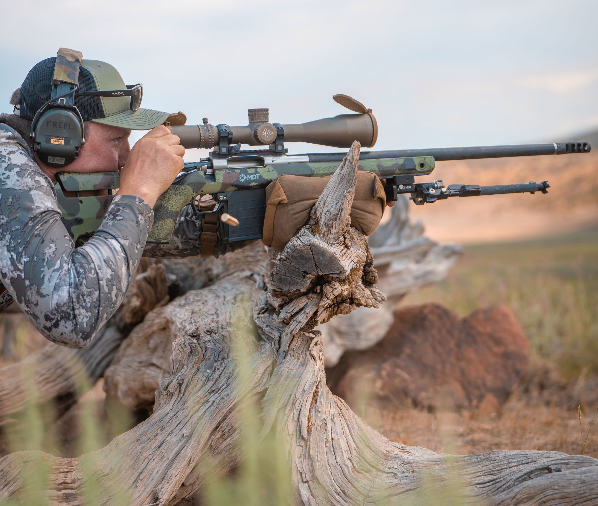 Freel runs his rifle in Hornady PRC match
