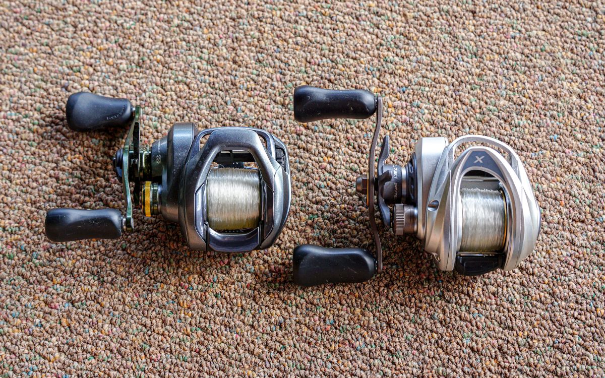 Both reels sit side by side in a top down view