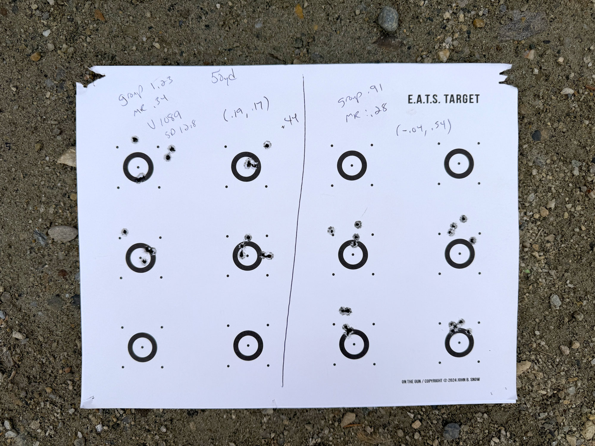 22 LR cold can target