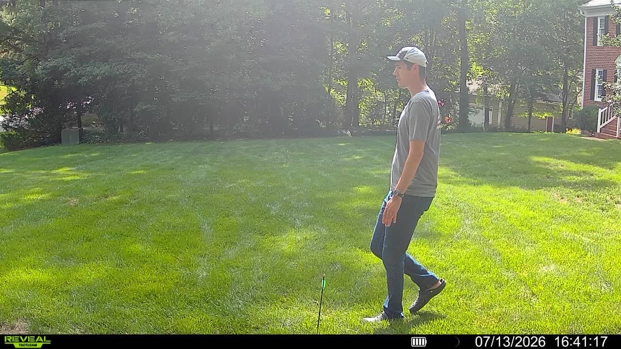 In the field