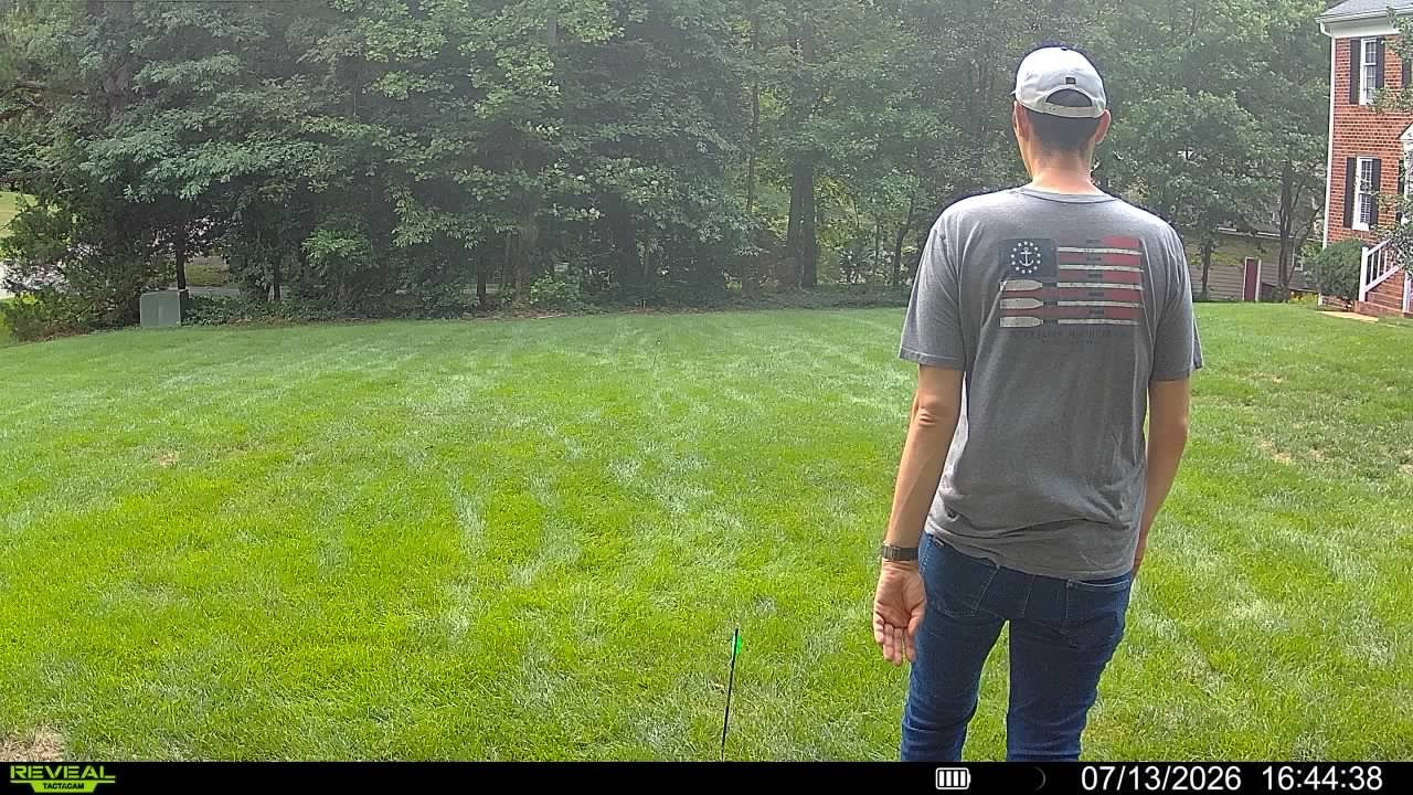 In the field