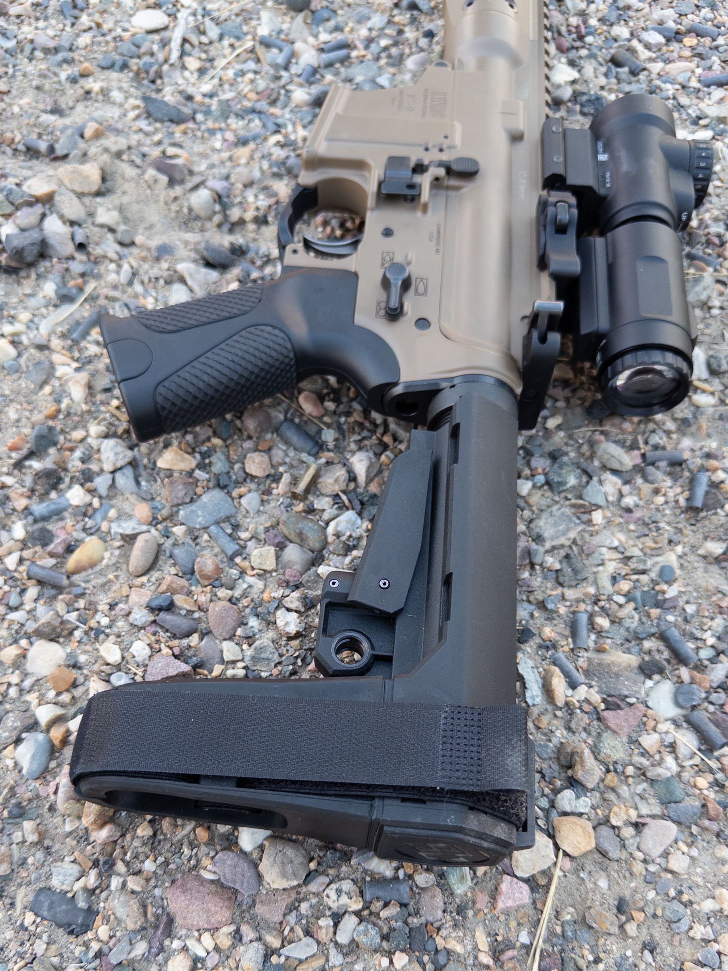 brace on ground