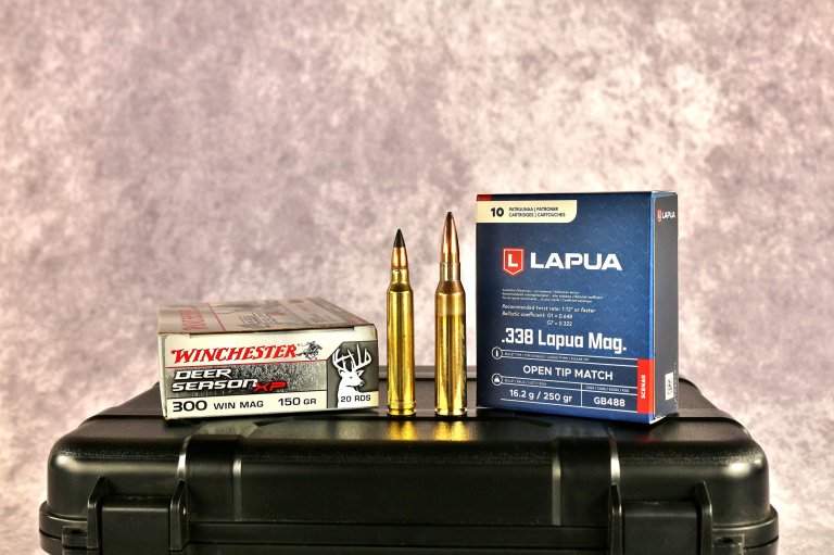 .338 Lapua vs. .300 Win. Mag.