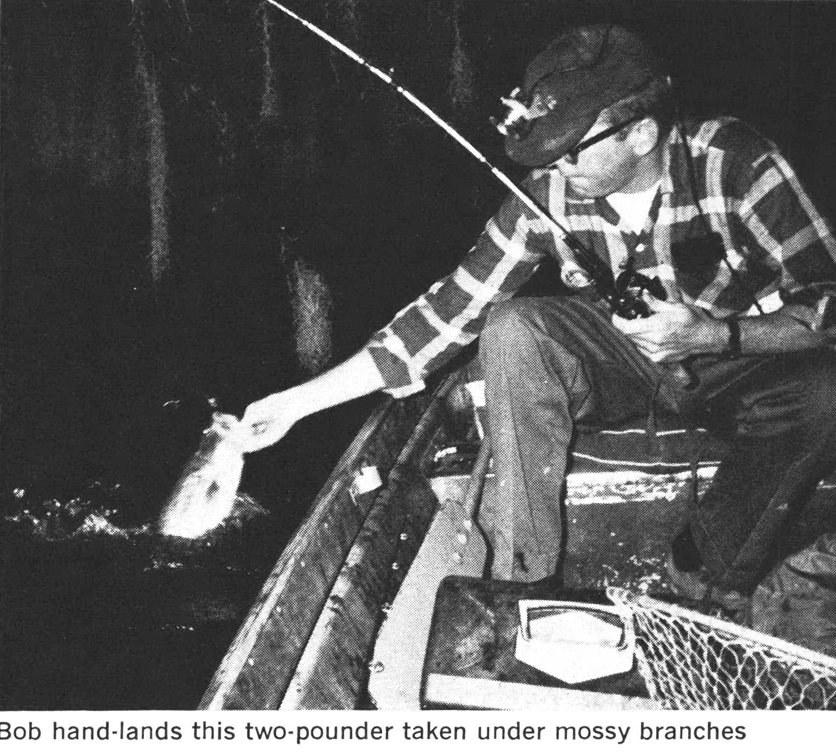 bass fishing at night