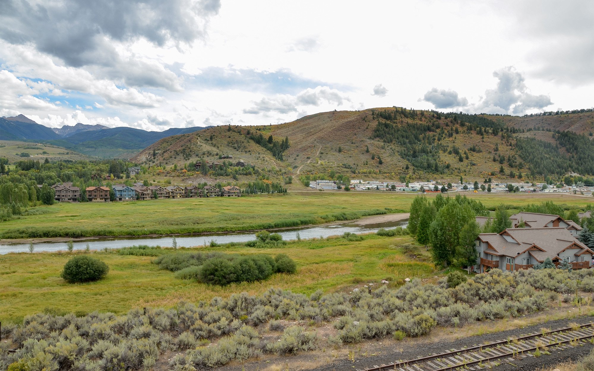 The Eagle River near Avon, Colorado.