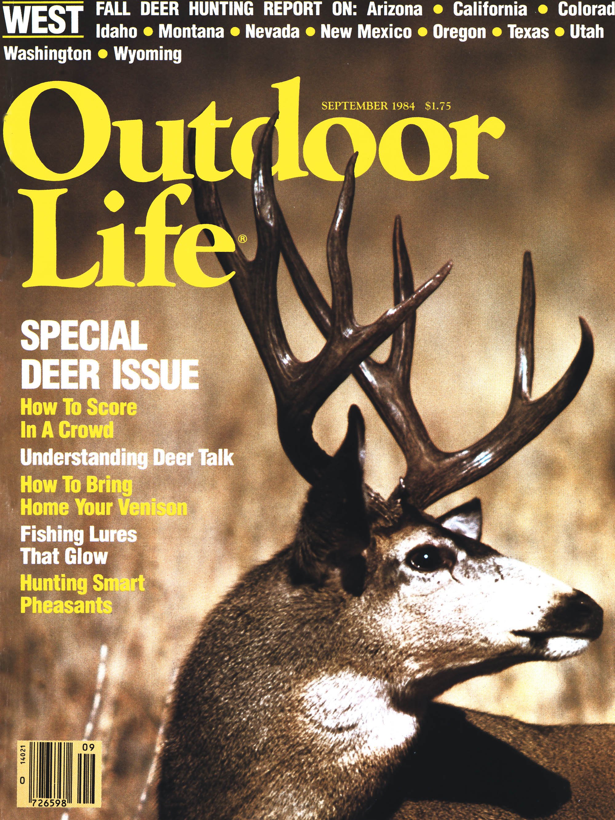 The Sept. 1984 cover of Outdoor Life.