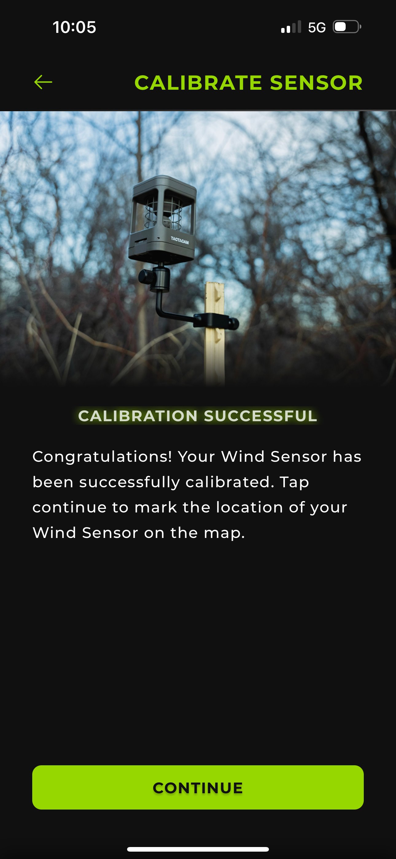Once your sensor is calibrated it's ready to be mounted. 