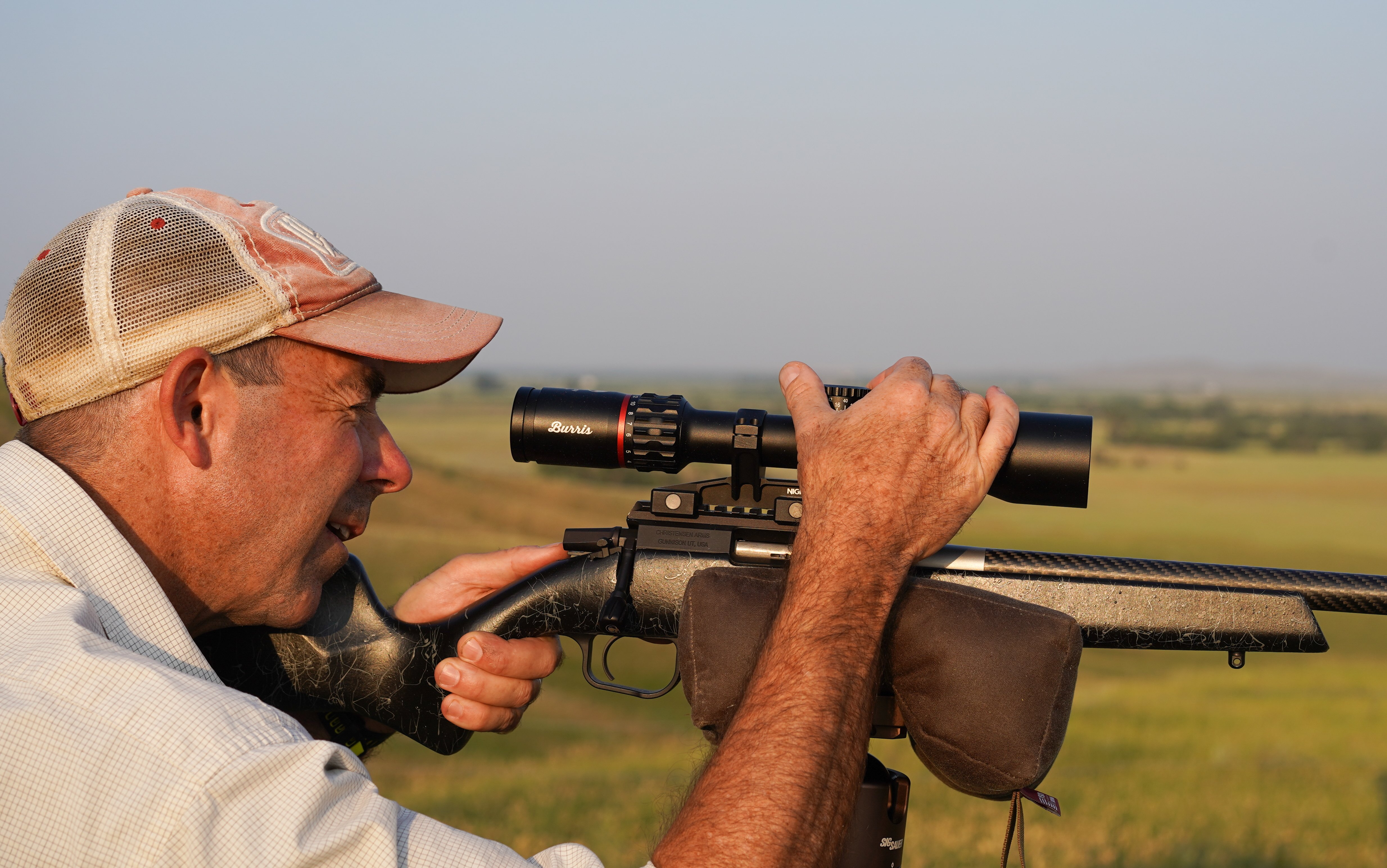 Testing the burris on the range