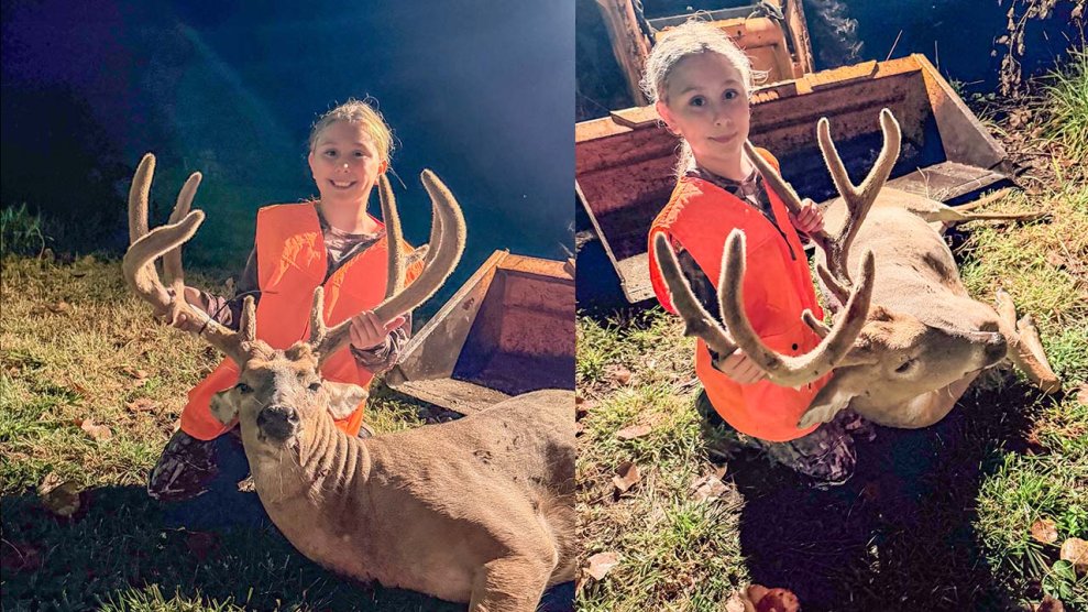 This 11-Year-Old Shot a Giant Velvet Buck on Her Birthday