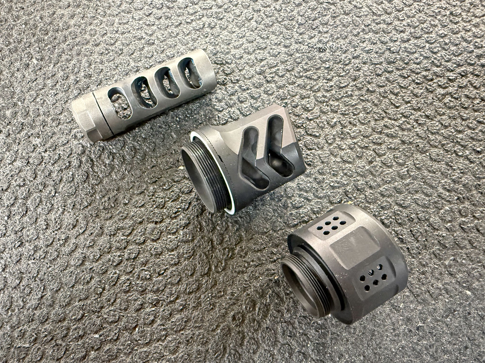 muzzle brakes and suppressor endcap brakes
