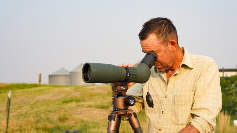 The author tests one of the best spotting scopes.